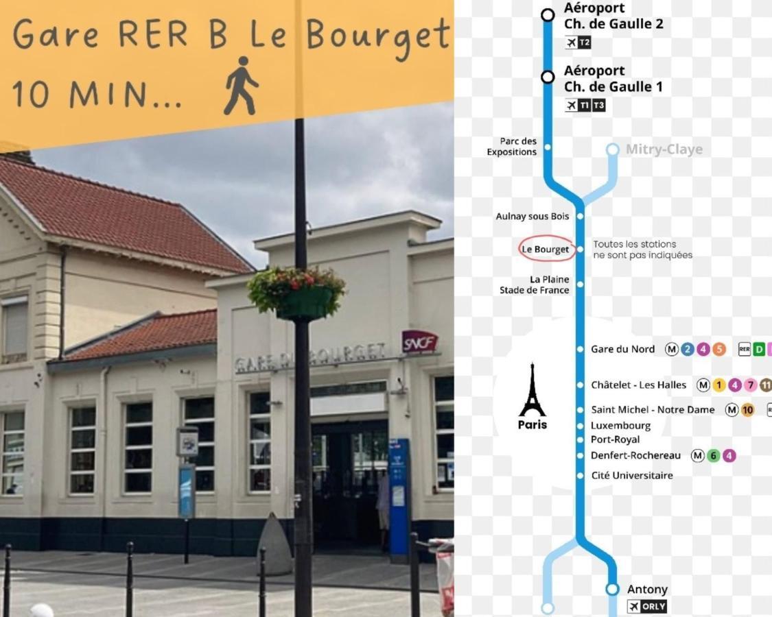 L'Eiffel - Self Checking, 20Min From Paris Διαμέρισμα Drancy Εξωτερικό φωτογραφία